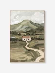 Wall Art: Bramble Framed Wall Canvas