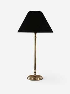 Lyon Oval Black Lamp