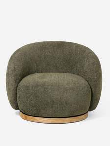 Miami Moss Green Swivel Chair