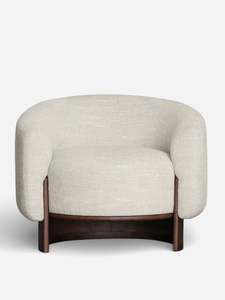 Lounge Chairs: Rotterdam Cream Club Lounge Chair