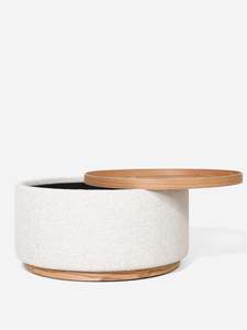 Coffee Tables: Miami Seashell Tray Ottoman