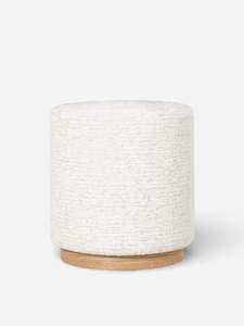 Ottomans Stools: Miami Seashell Ottoman