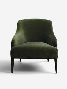 Lounge Chairs: Luna Olive Armchair