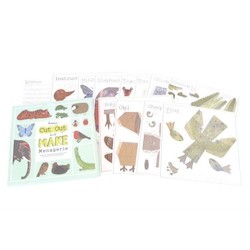 Paper Craft Wooden Toys: Cut-out-and-make animals set (526) wooden toys