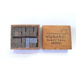 Paper Craft Wooden Toys: Alphabet stamps set - lower case (513L) Wooden Toys