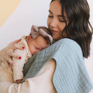 Baby Shower Gifts: Little Unicorn Muslin Burp Cloth - 2 pack