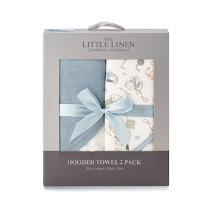 Baby Shower Gifts: Little Linen Hooded Towel - 2 pack