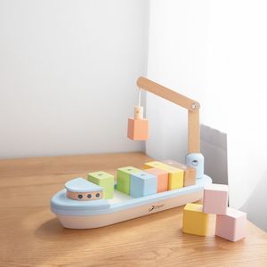 Classic World Wooden Block Boat