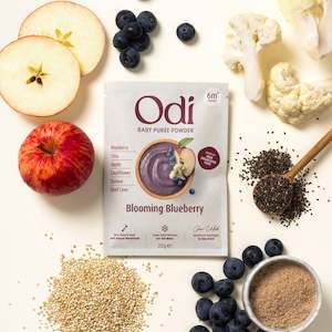 Odi Baby Puree Powder - Blooming Blueberry & Chia Pudding