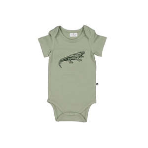 Burrow & Be Tuatara Short Sleeve Bodysuit