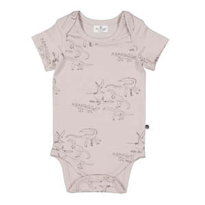 Baby Shower Gifts: Burrow & Be Dino Roar Short Sleeve Bodysuit