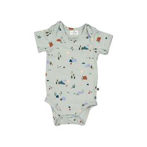 Burrow & Be Garden Treasures Short Sleeve Bodysuit