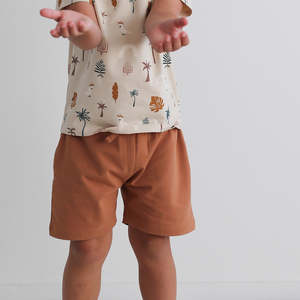 Burrow Be: Burrow & Be Tan Leo Shorts