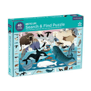 Mudpuppy Arctic Life 64 Piece Search & Find Puzzle