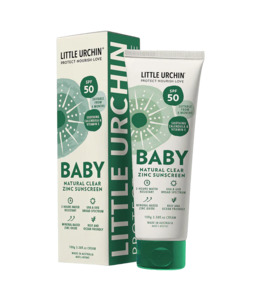 Little Urchin Baby Natural Clear Zinc Sunscreen SFP 50