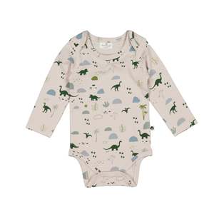 Burrow & Be Long Sleeve Bodysuit - Jurassic Roam