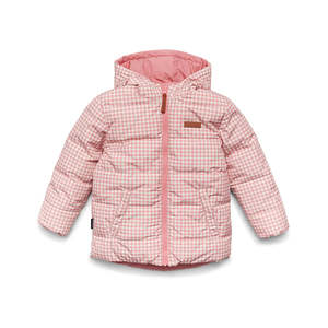 Crywolf Reversible Puffer Eco Jacket - Rose Gingham