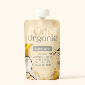 Norish: Odi Organic Pouches - Vanilla & Coconut