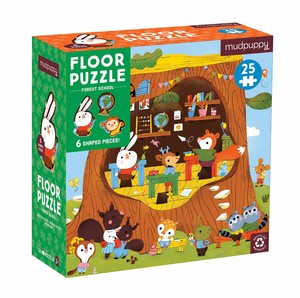 Sale: Mudpuppy Forest School 25 piece Floor Puzzle
