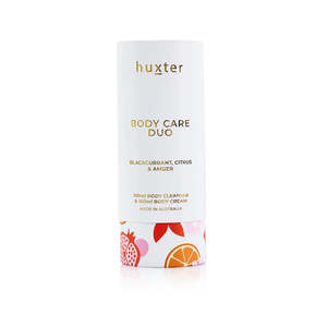 For Mum: Huxter Body Pamper Duo - Blackcurrant, Citrus & Amber