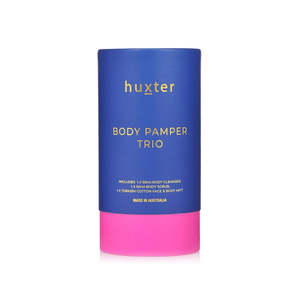 Huxter Body Pamper Trio - Cobalt Blue & Fuchsia
