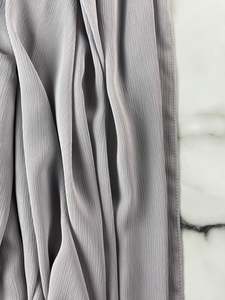 Crinkle Chiffon - GREY WIND