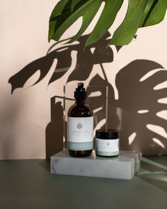 Products: Nourishe Feminine Bliss Bath & Body Oil Face Cream anti aging skin pigmentation hydrating