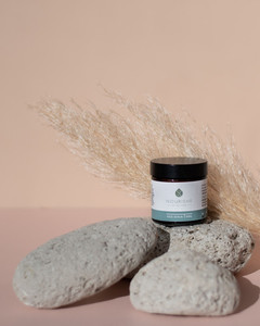 Products: Nourishe Face Scrub Nourishe Health Face Scrub, almond scrub to soften skin and exfoliate