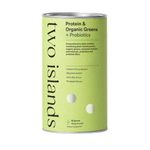 TWO ISLANDS Protein & Organic Greens + Probiotics - NOURISHER