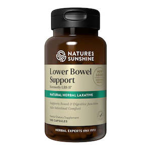 Bowel Health: Nature's Sunshine Lower Bowel Support Natural Laxative