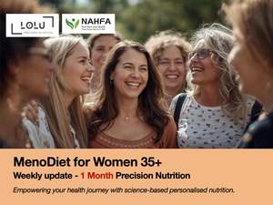 Nutrition Classes: LOLU™ HEALTH MenoDiet (Registered Nutritionist, Reg. 82021301; Registered Dietician, Reg. 20-02273)