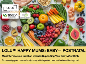 Nutrition Classes: LOLU™ HEALTH 6-Week Postnatal Nutrition Plan
