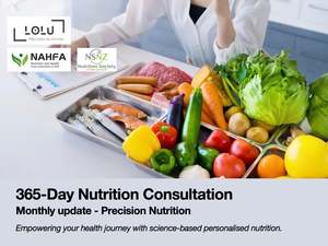 Nutrition Classes: LOLU™ HEALTH 365-Day Nutrition Consultation (Registered Nutritionist, Reg. 82021301; Registered Dietician, Reg. 20-02273)