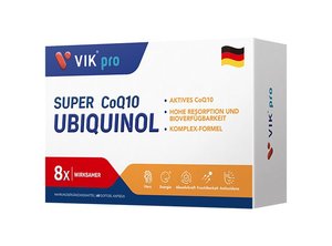 Heart: VIKPRO SUPER CoQ10 UBIQUINOL | 30 & 60 Softgels