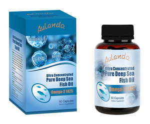 Heart: Aulando® Ultra Concentrated 95% 1425 Omega-3 Pure Deep Sea Fish Oil 60s