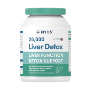 NYO3® 28000 Liver Detox Capsules 700mg 60s