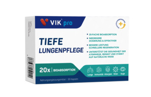 VIKPRO TIEFE LUNGENPFLEGE – Deep Lung Care, Quercetin Supplement