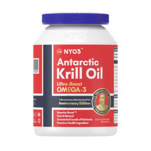 NYO3® Antarctic Krill Oil Amundsen Omega 3 Softgels 500mg, 90ct.