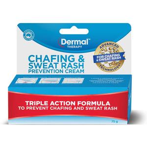 New Collection: Dermal Therapy Chafing & Sweat Rash Cream 75g