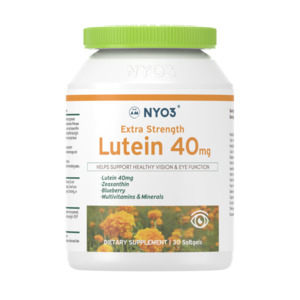 Nyo3: NYO3® Extra Strength lutein 40mg 30s