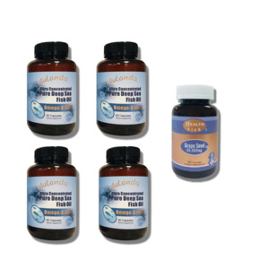 Buy 4 Aulando® Ultra Concentrated 95% 1425 Omega-3 Pure Deep Sea Fish Oil 60s G&hellip;