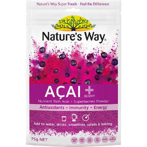 Natures Way: Nature's Way Super Foods Acai + Berry 75g
