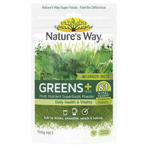 Natures Way: Nature's Way Super Foods Multi Green Powder 100g