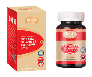 Health Life® Co-Enzyme Q10 Ubiquinol 100mg 60s