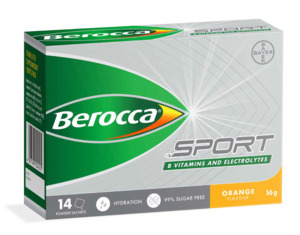 Berocca Sport Electrolyte Powder Orange