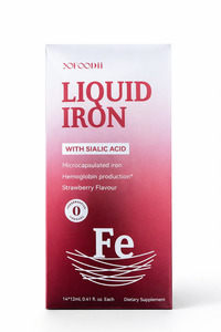 Women Health: Yofoodii® Patented LIPOFER™ Microencapsulated Liquid Iron with Sialic Acid Formula (14s)