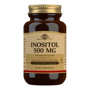 Fat Metabolism: Solgar Inositol 500mg 50 Vege Capsules