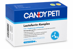 CANDYPETI High-Purity Lactoferrin for Dogs and Cats | 60 Capsules