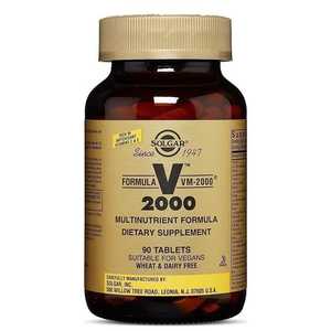 Fat Metabolism: Solgar Formula VM 2,000 Multivitamin 60 Tablets