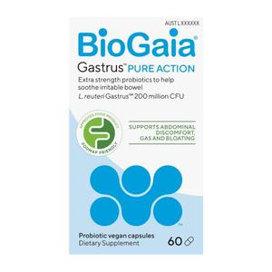 Digestion: BioGaia® Gastrus Pure Action 60 Capsules